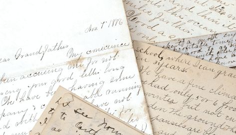 How to Preserve Old Letters Family Tree Forms, Family Tree Images, Writing Conventions, Genealogy Forms, Family Bible, Will And Testament, Genealogy Free, Folder Organization, Old Letters