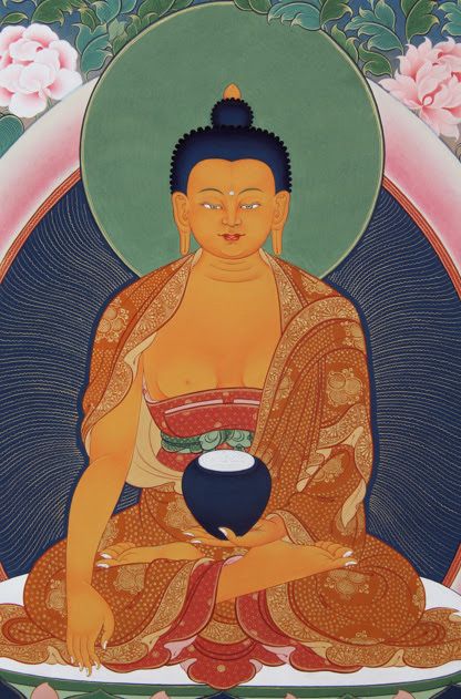 Sakyamuni Buddha, Tibetan Buddha, Gold Drawing, Buddhist Shrine, Buddhist Practices, Shakyamuni Buddha, Buddha Zen, Zen Buddhism, Buddha Painting