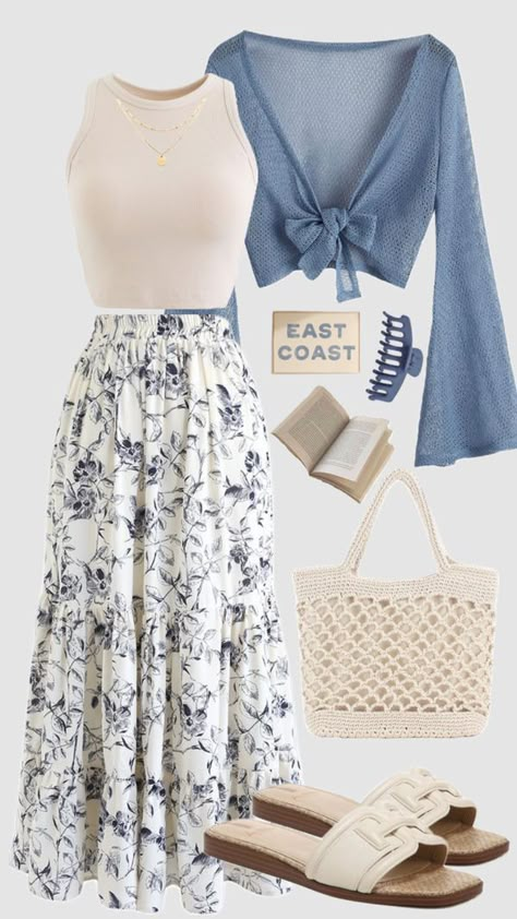 Check out kortney_carson's Shuffles #beach #beachoutfit #coastal #outfitinspo #ootd #coastalgranddaughter #modestfashion #blue #summeroutfit #churchoutfit #summer #modest #vacationoutfits