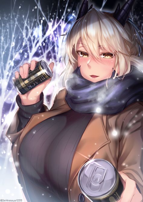 Artoria Pendragon Lancer Alter, Lancer Alter, Artoria Pendragon Lancer, Artoria Pendragon, Scarf Sweater, Clothes Winter, Sweater Scarf, Fate Zero, Platinum Blonde Hair