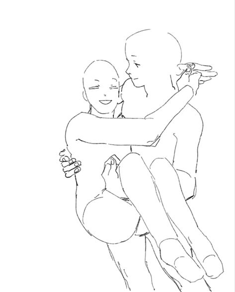 Couple Carrying Pose, Carrying Pose Reference, Carrying Pose, Couple Carrying, Couple Poses Drawing, Couple Poses Reference, Art Corner, Poses References, Figure Drawing Reference