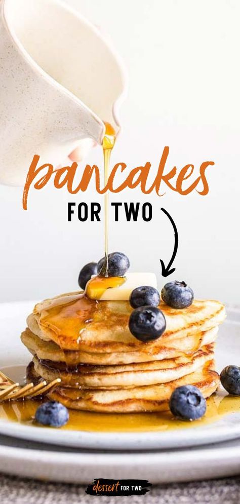 Pancake Mix Recipe Small Batch, Small Batch Blueberry Pancakes, Small Pancake Batch, Pancake Recipe For 2 People, Buttermilk Pancakes Small Batch, Small Batch Of Pancakes Recipes, Small Serving Pancake Recipe, Small Batch Sourdough Pancakes, Pancakes For Two Recipe