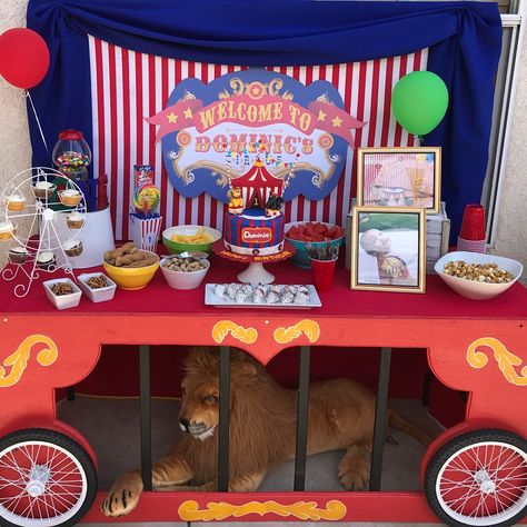 This would be cool!!! Dumbo Birthday Party, Carnival Birthday Party Theme, Halloween Circus, Circus Carnival Party, Carnival Food, Circus Theme Party, Carnival Themed Party, Circus Birthday Party, 1st Birthday Themes