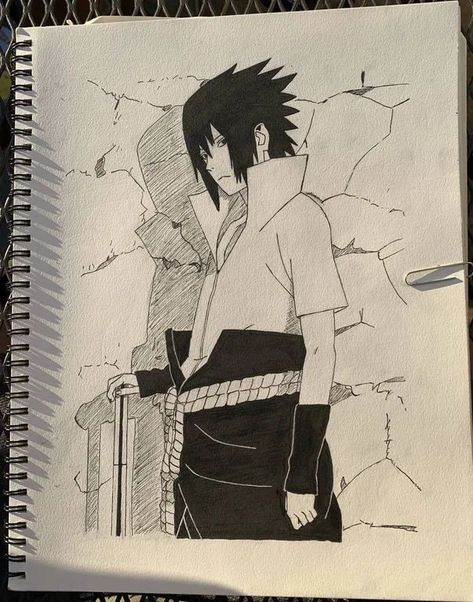 Sasuke Drawing, Naruto And Boruto, Naruto Drawings Easy, Naruto Sketch Drawing, Naruto Sketch, Best Anime Drawings, Anime Drawing Books, Naruto Drawings, Naruto Sasuke