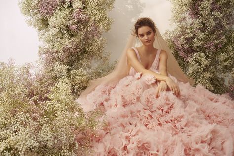 SS25 Bridal Collection — Nicole + Felicia Couture Flower Photoshoot Editorial, Nicole Felicia Couture, Nicole Felicia, Graduation Photography Poses, Bridesmaid Saree, Beautiful Photoshoot Ideas, Flower Photoshoot, Modern Fairytale, Fairytale Fashion