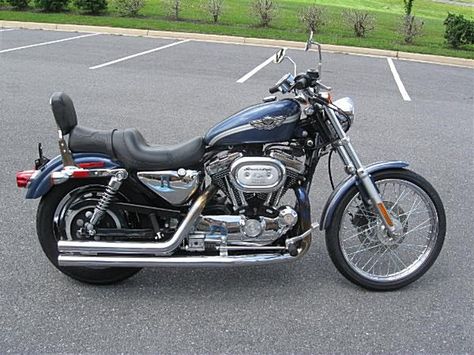 2003 Harley-Davidson® XL1200C Sportster® 1200 Custom 2003 Sportster 1200, Hd Sportster 1200, Hd Sportster, Harley Davidson Sportster 1200, 1200 Custom, Motos Harley, Sportster 1200, Biker Quotes, American Flags