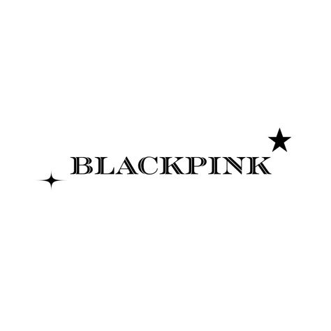 Blackpink Logo Black And White, Blackpink Widget Icons, Blackpink Name Logo, Blackpink Logo, Bp Logo, Lisa Name, Pink Drawing, Pink Names, Pixel Drawing