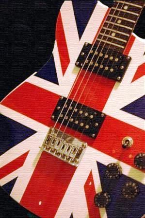 union jack guitar Union Jack Wallpaper, Union Jack Aesthetic, 80s England, Uk Core, Oasis Aesthetic, British Core, English Romance, British Aesthetic, Around The Fur