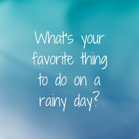 What's your favorite thing to do on a rainy day? Best Rainy Day Quotes, Seasonal Quotes, Inner Beauty Quotes, Rainy Day Quotes, Interaction Posts, Interactive Post, Sassy Sayings, Daily Vibes, Lemongrass Spa