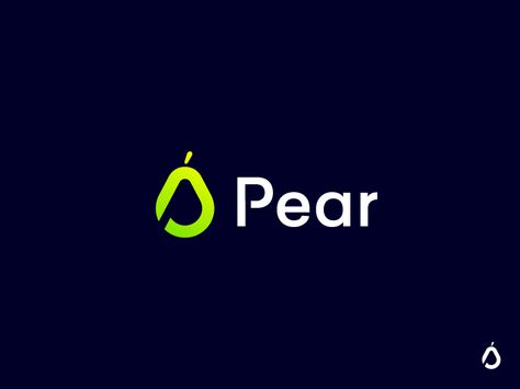 Pear Logo Pear Cobbler Recipe, Pear Logo, Salad Pear, Pear Recipes Easy, Pear Photography, Pear Tart Recipe, Pear Shaped Outfits, Pear Crisp, Logo Challenge