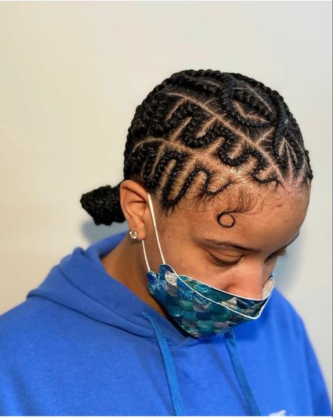 Brazilian Bread, Zig Zag Braid, Short Hair Designs, Zig Zag, Box Braids, Hair Designs, Braids, Short Hair Styles, Hair Styles