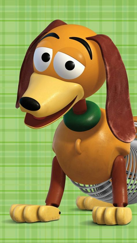 Slinky Dog Toy Story, Iphone Disney Wallpaper, Toy Story Andy, Jim Varney, Toy Story Slinky, Slinky Toy, Xray Markers, Slinky Dog, Toy Story Baby