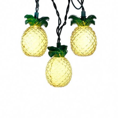 Buy Pineapple Decorative Lights Set at Entertainment Earth. Mint Condition Guaranteed. FREE SHIPPING on eligible purchases. Shop now! #sponsored, , #PAID, #Decorative, #Pineapple, #Set, #Lights Pineapple Lights, Pineapple Christmas, Mini Led Lights, Pineapple Parties, Outdoor Set, Tropical Twist, Novelty Lights, Gold Pineapple, Novelty Lighting