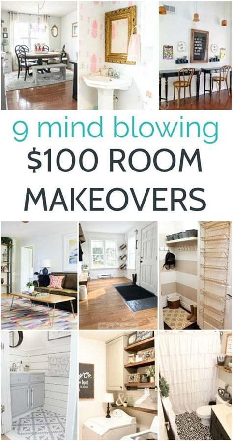 Looking for some gorgeous room makeovers on a budget?  These rooms are full of gorgeous budget home decor and DIY projects and each room cost less than $100! #lovelyetc #budgetdecor #homedecorating Diy Home Decor For Apartments, Budget Home Decor, Decor Western, Room Makeovers, Inspire Me Home Decor, Budget Home, Living Room On A Budget, Up House, In This House