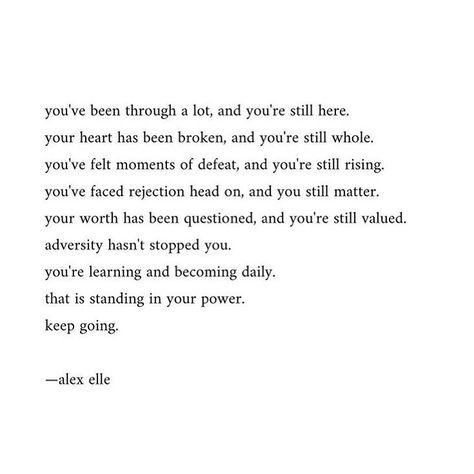 This Old Soul 👒 on Instagram: “Thank you to @alex_elle ❤️ || you still matter” Alex Elle, Positive Self Affirmations, Old Soul, Don't Give Up, Emotional Health, Be Still, Affirmations, Matter, Thank You