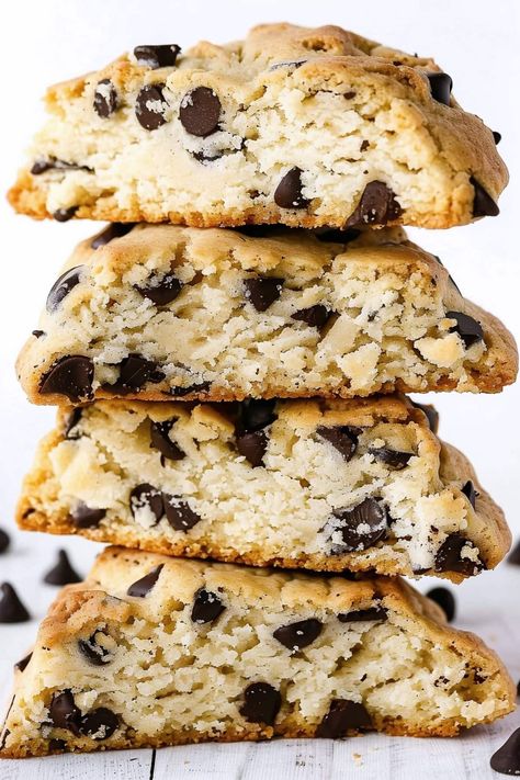 Chocolate Chip Scones - Insanely Good Peach Compote, Chocolate Chip Scones, Peach Syrup, Lemon Drizzle Cake, Scones Recipe, Buttery Biscuits, Warm Cake, Chocolate Chip Recipes, The Hardest Part