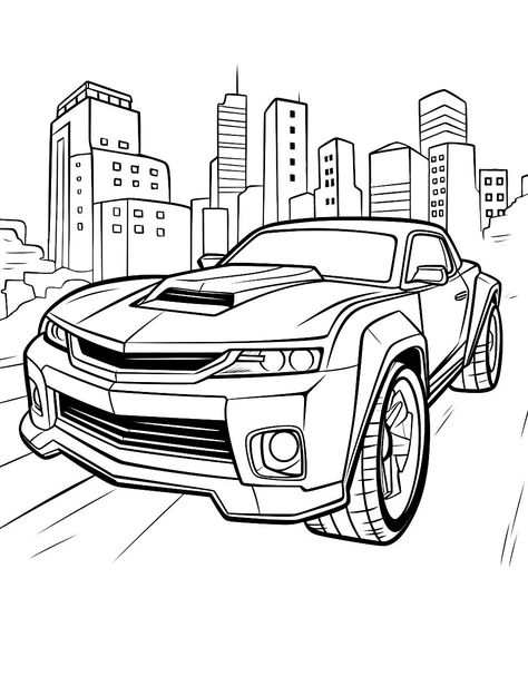 Cars Colouring In Pages, Sports Car Coloring Pages Free Printable, Classic Car Coloring Pages Free Printable, Racecar Coloring Page, Sport Car Coloring Pages, Colouring Pictures For Kids Free Printable, Vehicle Coloring Pages Free Printable, Bumblebee Coloring Page, Classic Car Coloring Pages