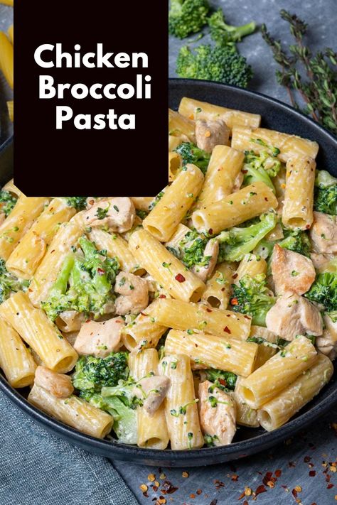 When you need a quick and satisfying meal, this chicken broccoli pasta is perfect. It's straightforward to prepare, hearty, and just the thing for a casual dinner at home. Chicken And Broccoli Pasta, Chicken Broccoli Pasta, Dinners Recipes, Easy Pasta Dinner, Chicken And Broccoli, Snacks Healthy, Broccoli Pasta, Salad Pasta, Vegetable Casserole