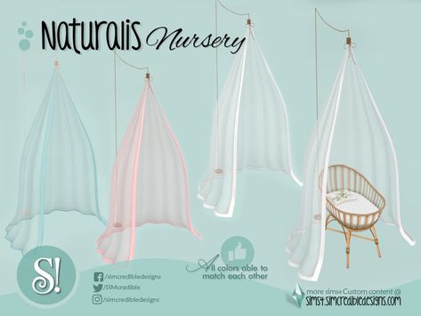 Sims4 Crib, Sims 4 Cc Newborn Bassinet, Sims 4 Infant Crib Cc, Sims 4 Bassinet Cc, Sims 4 Beds, Furniture Cc, Sims 4 Piercings, Sims Baby, Die Sims 4