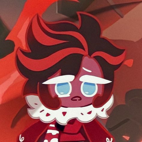 Red Velvet Cookie Run, Cookierun Kingdom, Cookie Kingdom, Cookie Run Kingdom, Red Velvet Cookies, Cocoa Cookies, Baby Red, A Hat In Time, Lgbt Art