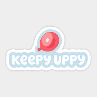 Bluey - Keepy Uppy Sticker Bluey Stickers Printable, Keepy Uppy Printable Bluey, Bluey Keepy Uppy, Ellie Rose, Bingo Party, Bluey Birthday, Party Inspo, Printable Stickers, Bday Party