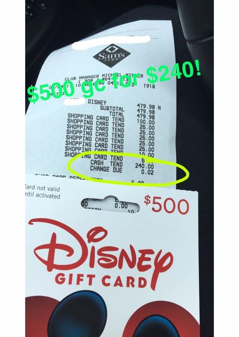 Disney Gift Cards, Disney World Gifts, Disneyland 2023, Disney Cheap, Gift Hacks, Disney Gift Card, Disney Tickets, Signature Ideas, Disney Gift