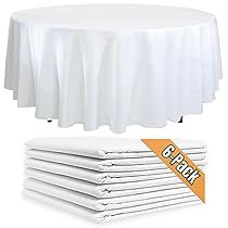 Beautiful Cutlery, Paper Tablecloths, White Table Cover, White Round Tables, Disposable Tablecloth, Round Table Cloth, Tablecloth Round, Table Ornaments, Paper Tablecloth