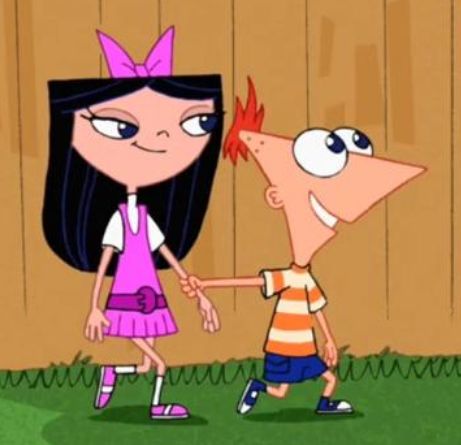 Come on Isabella! XD :) Isabella And Phineas Costume, Couples From Cartoon Series, Cartoon Character Couples Costume, Phineas And Isabella Costume, Isabella X Phineas, Isabella And Phineas, Isabela Phineas And Ferb, Isabella Phineas And Ferb, Phineas And Ferb Isabella Whatcha Doin