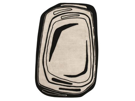 Patterned handmade oval rug FRAGMENT The Designers Collection By Toulemonde Bochart design Reda Amalou Solid Shapes, Belek, Oval Rugs, Design Del Prodotto, Knotted Carpet, Carpet Design, Handmade Area Rugs, Hand Tufted Rugs, Living Room Carpet