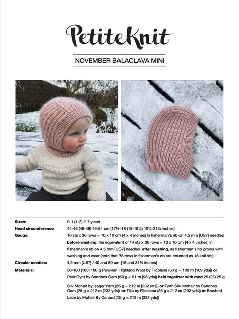 Petite Knit Patterns, November Balaclava, Baby Knits Free Patterns, Newborn Knitting Patterns Free, Knit Baby Patterns, Free Baby Knitting Patterns Newborns, Baby Beanie Knitting Pattern, Free Newborn Knitting Patterns, Baby Bonnet Knitting Pattern