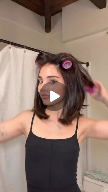 Ken Paves Studio on Instagram: "Many people stay away from short hair because it’s often more difficult to style… here’s a great how to made easy!! • @ashleyseamour - How to do a Blowout on short hair  📸Source: @ashleyseamour @traffygirls" How To Blowout Medium Length Hair, Blowout On Short Natural Hair, Blowout Lob, How To Do A Blow Out On Short Hair, How To Do A Blowout On Short Hair, How To Blow Out Layered Short Hair, How To Curl Short Hair With Socks, Blow Wave Short Hair, Blow Dry Short Hair For Volume