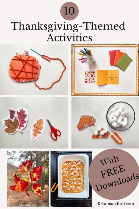 Thanksgiving Pretend Play, Montessori Thanksgiving Crafts, November Themes Preschool, November Pre K Activities, November Montessori Practical Life, November Traditions For Kids, Colonial Days Activities For Kids, Quiet Preschool Activities, November Kid Crafts