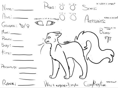 Warrior Cat Oc Ref Sheet Base, Warrior Cats Oc Template, Warrior Cats Reference Sheet Base, Fursona Ref Sheet Base Free, Warrior Cats Ref Sheet, Warrior Cats Oc Ref Sheet, Warrior Cats Oc Base F2u, Cat Reference Sheet, F2u Warrior Cat Base