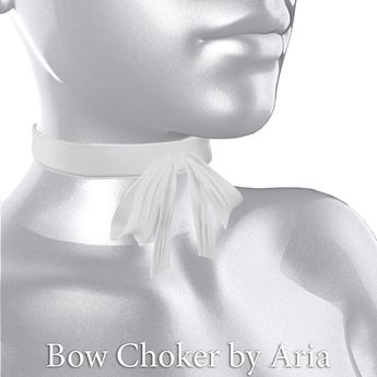 Second Life Marketplace - ARIA // White Bow Choker / Maitreya Inithium Kupra Unrigged Ribbon Neck Band Accessory Collar Bow Choker, Neck Bow, Bow Collar, How To Buy Land, White Necklace, White Bow, Watch Necklace, Kawaii Fashion, Second Life