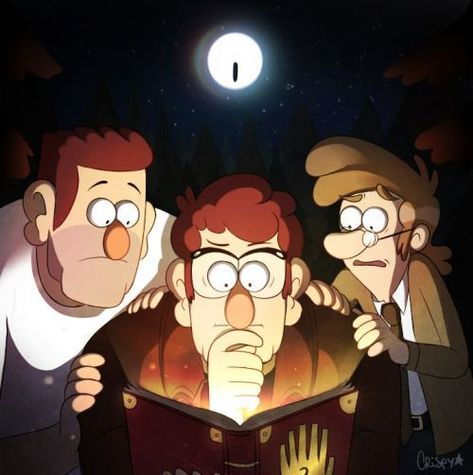 Mystery Trio, Blue Oyster Cult, Gravity Falls Au, Gravity Falls Art, Weird Science, Fright Night, Disney Shows, Theme Song, Gravity Falls