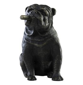 Grady-The-Bulldog-Smoking-Cigar-Sculpture-4006 Mini Bulldog, Cyan Lighting, Bulldog Sculpture, Pipes And Cigars, Cigars And Whiskey, Dog Sculpture, Cyan Design, E Learning, Kathy Kuo Home