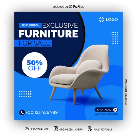 Furniture Poster Design Advertising, Furniture Ads Design, Furniture Social Media Design, Furniture Social Media Post Design, Furniture Graphic Design, Social Media Post Design Templates, Creative Post Design, Social Media Design Post, Social Media Ads Design