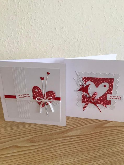 Cards With Hearts Handmade, Cards With Hearts, Valentine Cards Handmade, Valentine Cards, Heart Cards, Valentines Cards, Psalms, Stampin Up, Cards Handmade