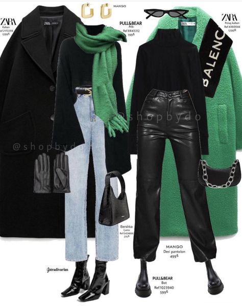 Fashion Style Women, Green Outfits, Best Winter Outfits, Look Plus Size, Casual Fridays, Winter Fashion Outfits Casual, Fashionable Outfits, Looks Street Style, Stylish Work Outfits