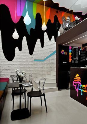 Bar Interior Design, Coffee Shops Interior, Bar Interior, Coffee Shop Design, Cafe Interior Design, Restaurant Interior Design, Ice Cream Shop, Shop Interior Design, Restaurant Interior