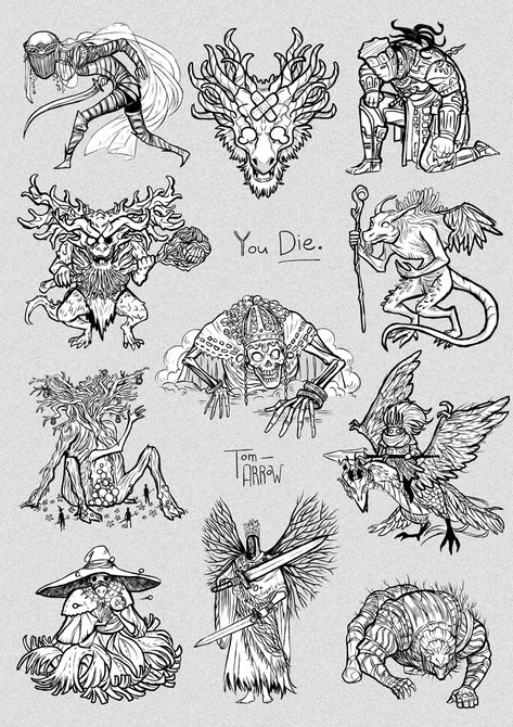 Sekiro Tattoo Design, High Lord Wolnir, Sekiro Tattoo, Dancer Of The Boreal Valley, Pontiff Sulyvahn, Elden Ring Tattoo, Dark Souls Lore, Nameless King, Dark Souls Tattoo