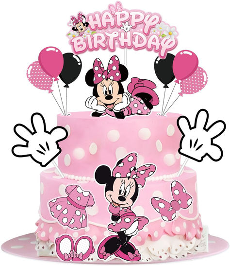 9 Pcs Pink Minnie Cake Decorations for Girls, Pink Bow and White Gloves Mouse Birthday Decorations Minnie Birthday Cake Topper for Girls 1st 2nd 3rd Birthday Party Baby Shower Decorations #ad #minniemouse #minniemousecake #minniemousebirthdayparty #minnie #minniemousepartysupplies #birthdaycake #girlsbirthdaypartyideas #minniepartysupplies #cake #minniemousecake #minniemousecaketoppers Minnie Mouse Cake Decorations, Minnie Birthday Cake, Cartoon Happy Birthday, Minnie Mouse Party Supplies, Minnie Mouse Birthday Theme, Princess Birthday Decorations, Birthday Cupcakes Decoration, Kids Birthday Party Cake, Girls Birthday Party Decorations