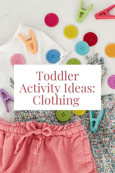 Seeing Activity Preschool, Learning About Clothes Preschool, Paper Clothes For Kids, Clothes Activities For Toddlers, Clothing Theme Preschool, Clothing Preschool Activities, Clothes Theme Preschool Activities, Clothes Crafts Preschool, Clothing Activities For Toddlers