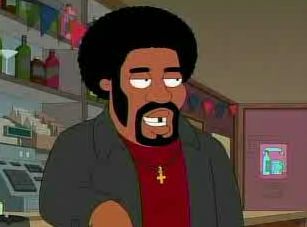 Jerome Family Guy Black Cartoons, Cleveland Show, Whose Line, Peter Griffin, 2 Broke Girls, Nick Miller, Black Cartoon Characters, Architecture Tattoo, American Dad