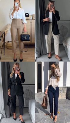 Professional Attire For Women, Smart Casual Women Outfits, Interview Outfits Women, Casual Work Outfits Women, Fashionable Work Outfit, Professional Work Outfit, Casual Office Wear, Business Attire Women, Office Casual Outfit