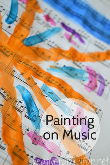 Painting on Music: Exploring Austria Through Art - Creative Family Fun Painting On Music, Preschool Music Theme, Music Crafts Preschool, Music Lesson Plan, Preschool Music Activities, Music Activities For Kids, Video Poster, Music For Toddlers, Music Camp