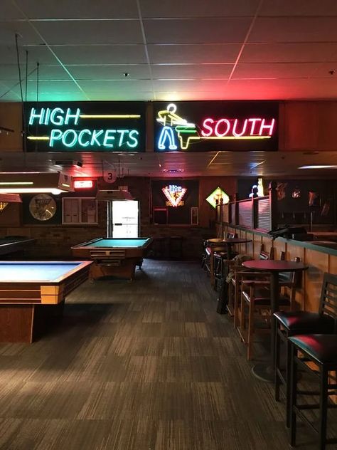 Where Can Your Child Play Billiards? Romine’s High Pockets is the Place to Be! – Gopher Island Pool Hall, Pool Halls, Billiards, Kids Playing, Pool, Interior Design, Canning, Design