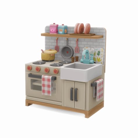 Sixam Cc, Sims 4 Kitchen, Toddler Kitchen, Sims Packs, The Sims 4 Packs, Sims 4 Game Mods, Cute Furniture, Sims 4 Expansions, Casas The Sims 4