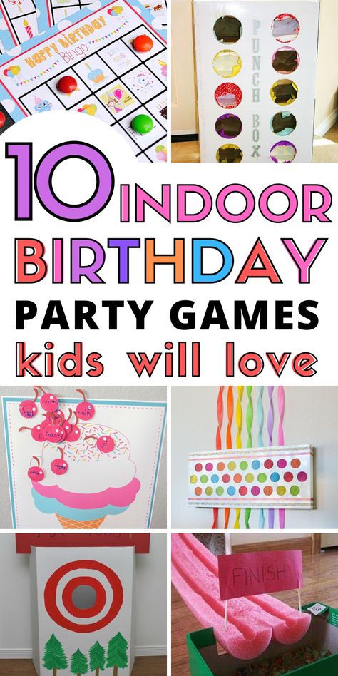 Here are 12 BEST indoor birthday party games that are perfect for winter birthdays. These best indoor winter birthday party games are a guaranteed way to entertain your kiddo and his little friends. #birthdaypartygames #birthdaypartygamesforkids #birthdaypartygamesfortoddlers #indoorbirthdaypartygames #indoorbirthdaypartygamesforkids #indoorbirthdaypartygamesfortoddlers Birthday Party Games For Preschoolers, Birthday Party Games For Kids Age 9, Game For Birthday Party Kids, Fun Indoor Birthday Party Games, Games To Play At Toddler Birthday Party, Family Birthday Games Fun Activities, Indoor Birthday Party Games For Kids Age 7, Movie Birthday Party Games, Indoor Home Birthday Party Ideas