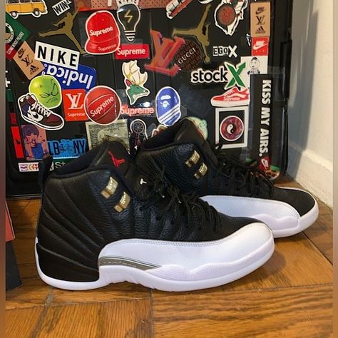 Jordan 12 Retro ‘Playoffs’ (2022) Jordan 12 Outfit Men, Jordan Retro 12, Jordan 9, Jordan 12 Retro, Simple Fits, Jordan 12, Redecorate Bedroom, Jordans 12, Swag Shoes